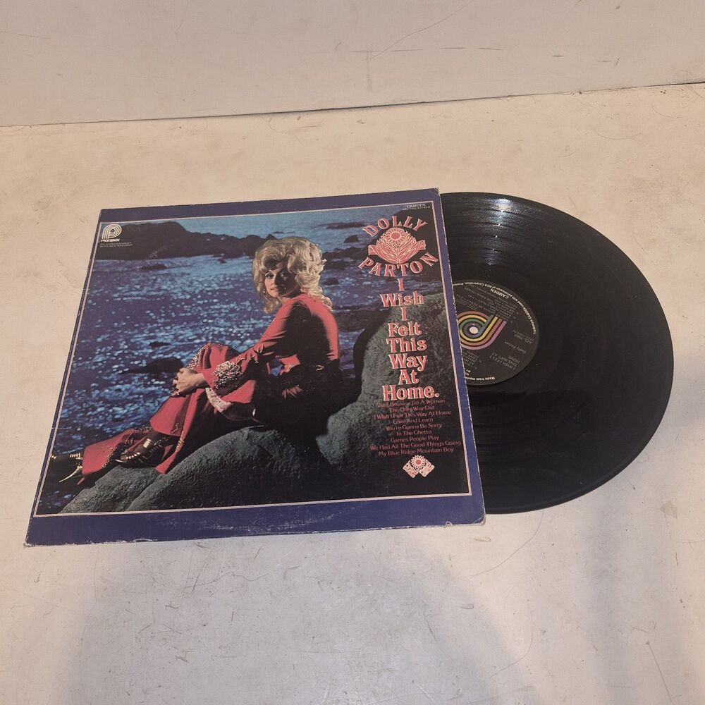 Dolly Parton I Wish I Felt This Way At Home Vinyl LP Record Pickwick ACL-7002